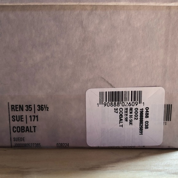 New in Box 💙 Jimmy Choo 37/7 Ren Caged Gladiator Cobalt Blue Suede Sandals - Picture 9 of 9